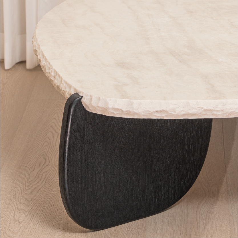 燻黑橡木｜茶几木腳